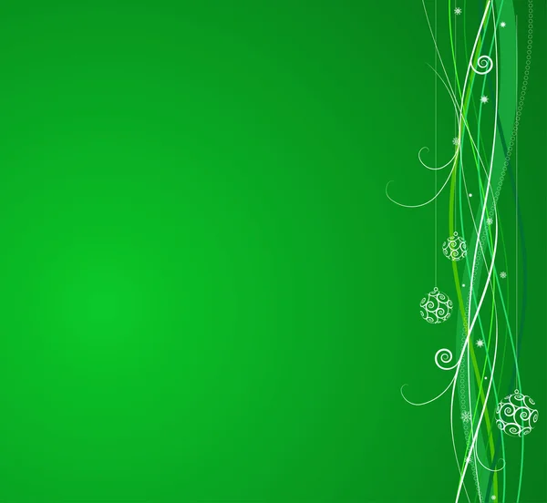 Grüne Weihnachten Hintergrund — Stockfoto