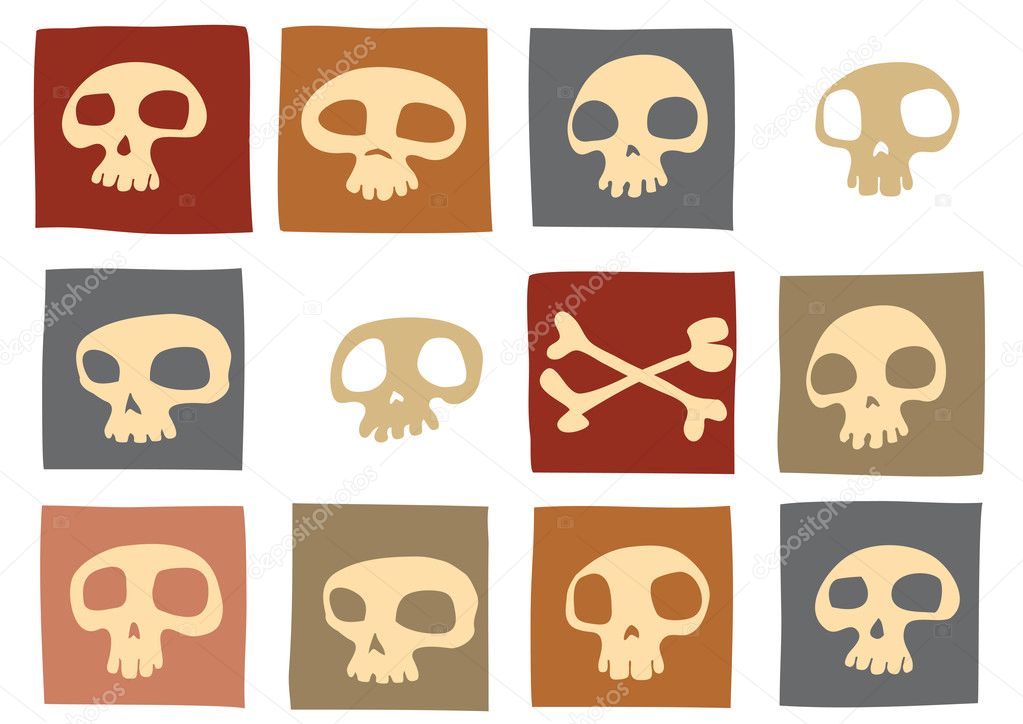 Funny skulls