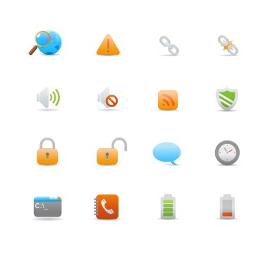 Icon set clipart