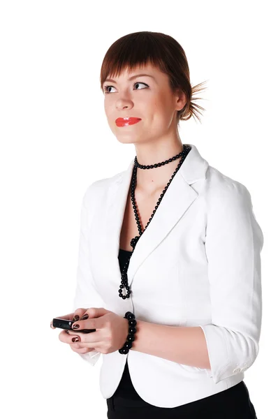 Charming brunette business woman — Stock Photo, Image