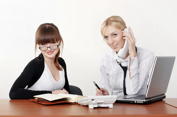 Two charming business woman — Stock Photo, Image