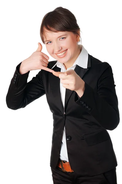 Charming young businesswoman — Stock Photo, Image