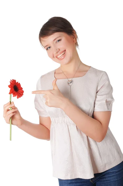 Cheerful young girl — Stock Photo, Image