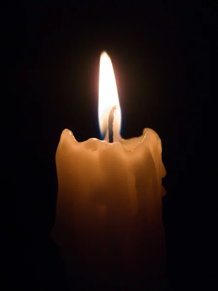 stock image Burning candle.