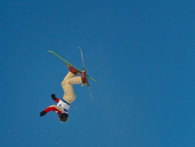Freestyle Ski Jumper clipart