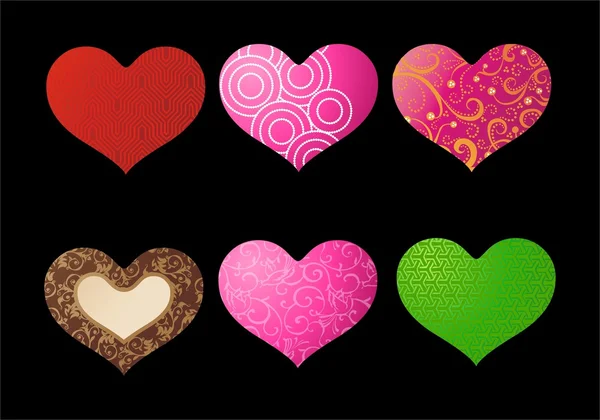Valentine Hintergrund mit Herz — Stockfoto
