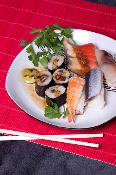 Traditional japanese food - sushi — Stock Photo, Image
