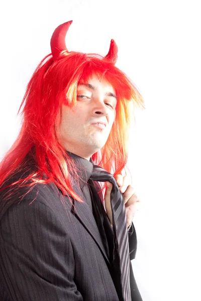 Uomo d'affari con i capelli rossi . — Foto Stock