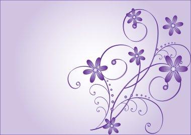 Abstract flowers. clipart