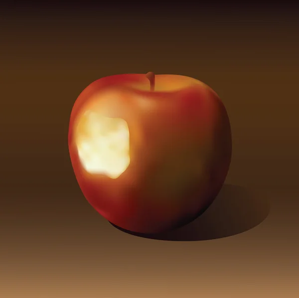 Apfel. — Stockvektor