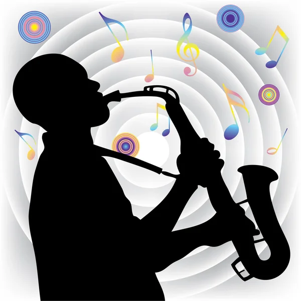 Saxofon. — Wektor stockowy