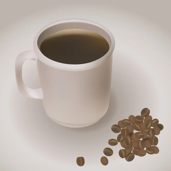 Чашку кофе. — стоковый вектор