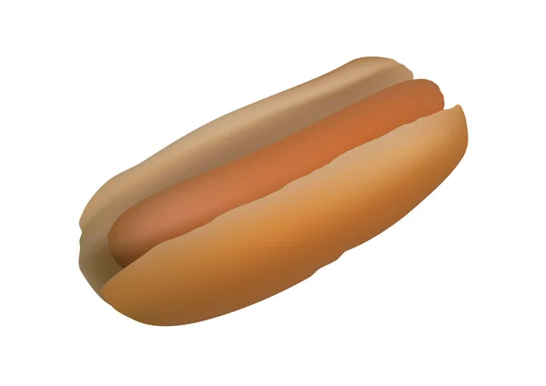 Hot dog. Vector. — Stock Vector