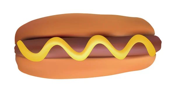 Hot dog. — Vettoriale Stock