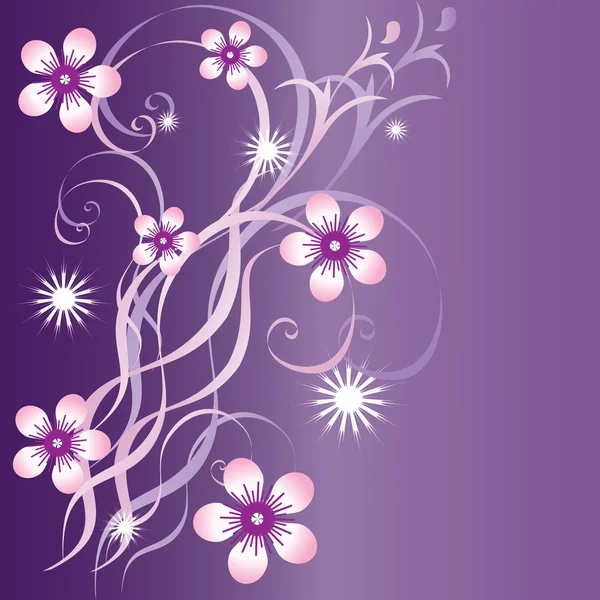Ornament with flowers. — Stock Vector