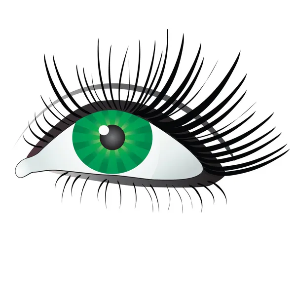 Vrouw oog — Stockvector