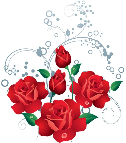 Розы — стоковый вектор