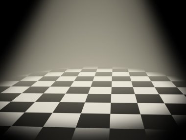 Empty chess board clipart