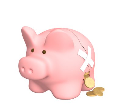 Financial losses clipart