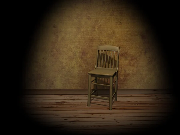 Chaise dans la chambre vide — Photo