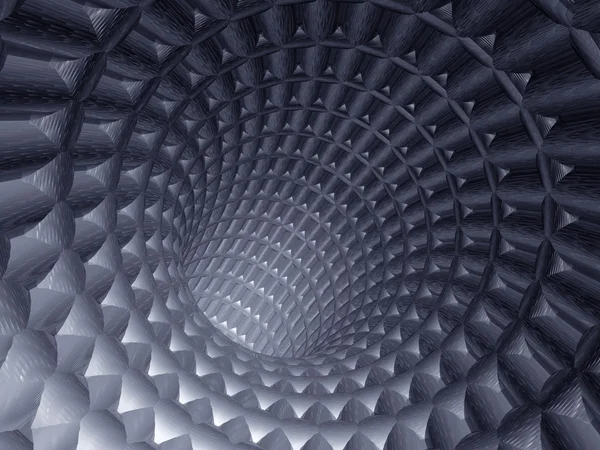 3D抽象トンネル — ストック写真
