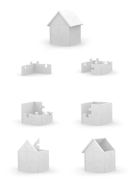 Строительство дома — стоковое фото