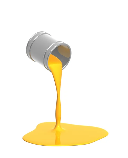 Yellow paint — Stock Photo, Image