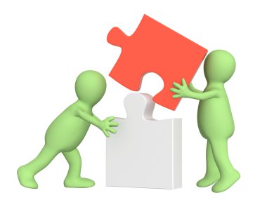 Success of teamwork clipart