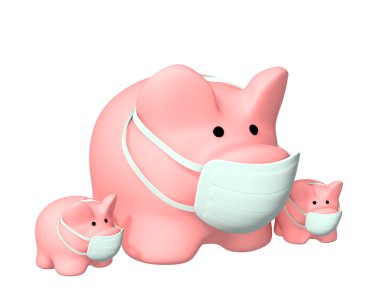 Swine flu clipart