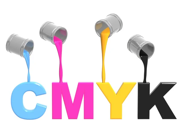 Palette CMYK — Stock Photo, Image
