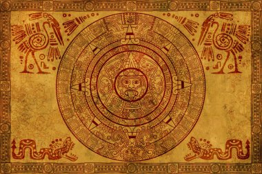 Maya calendar clipart