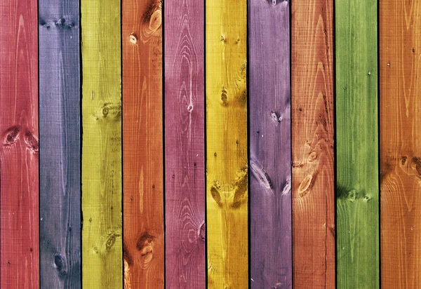 Textúra - színes fa táblák — Stock Fotó