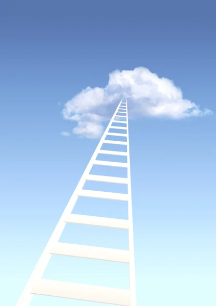 Ladder naar het paradijs — Stockfoto