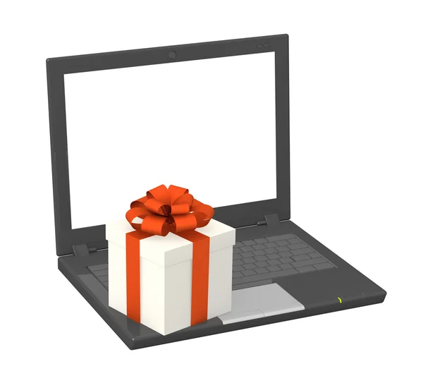 Virtual gift — Stock Photo, Image