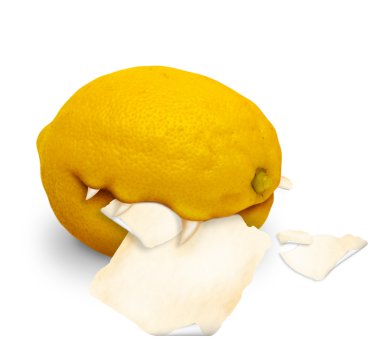 Genetically modified lemon clipart