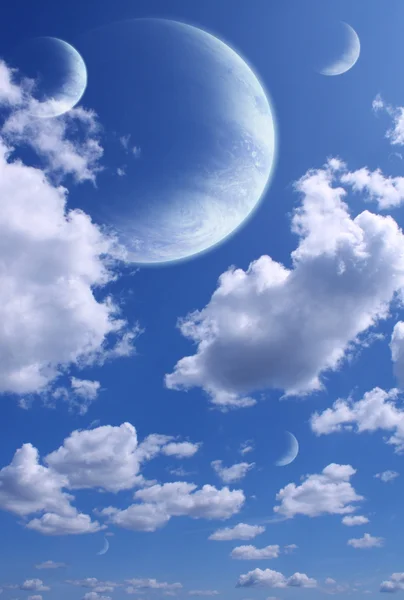 Небо і планет — стокове фото