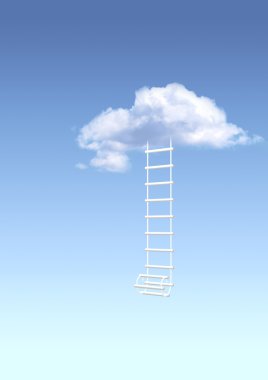 Ladder to paradise clipart