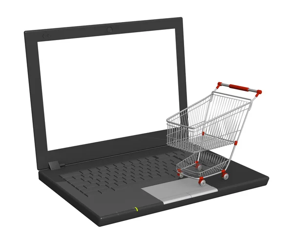 Wirtualne zakupy — Zdjęcie stockowe