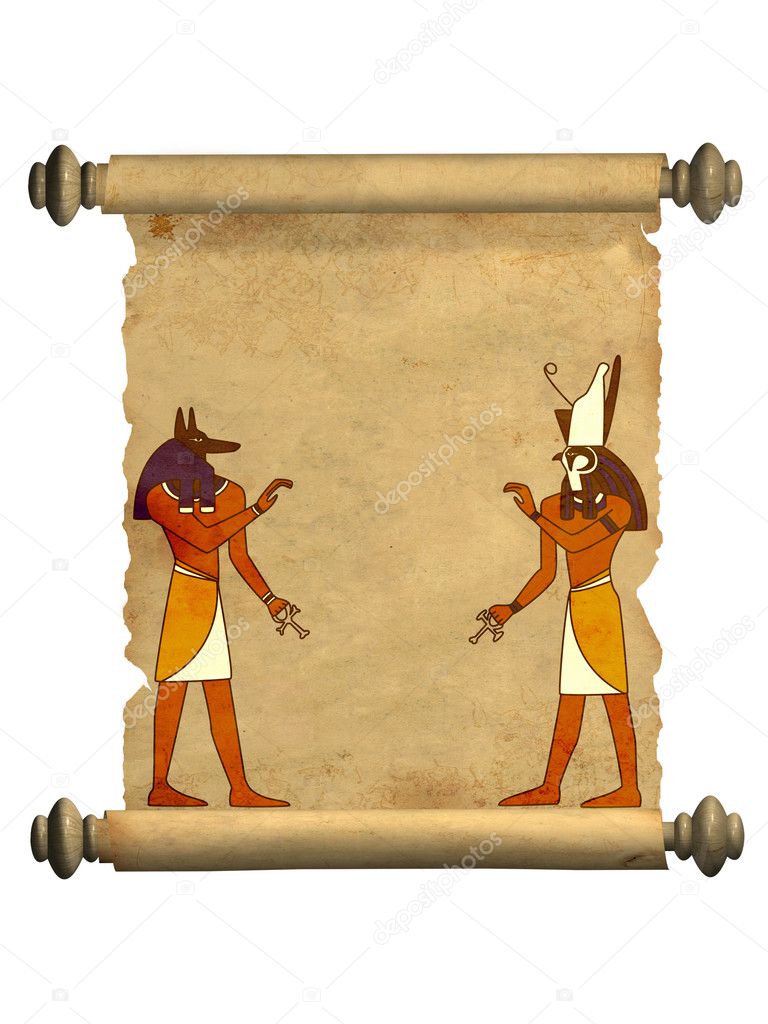 Anubis and Horus — Stock Photo © frenta 2261644