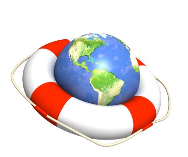 Help in global recession clipart