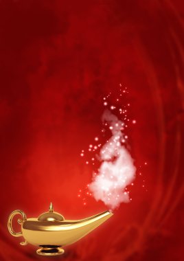 Magic lamp clipart