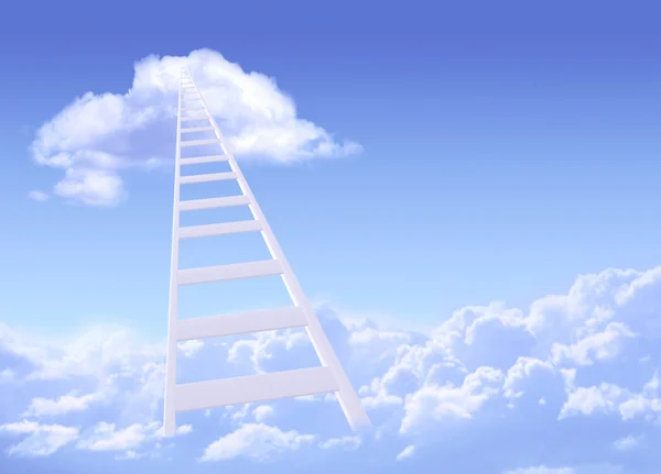 Лестница к небу — стоковое фото