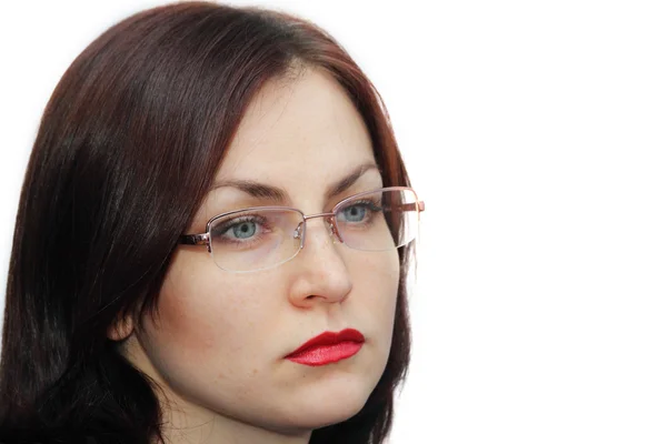 Portrait of the girl in glasses — Stock Photo, Image