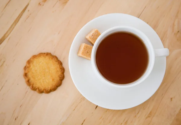 Xícara de chá preto — Fotografia de Stock