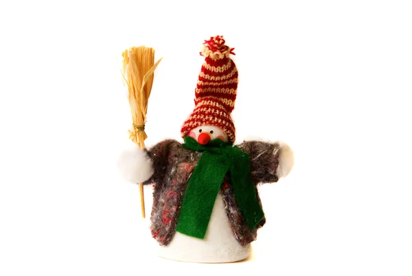 Χριστούγεννα διακόσμηση με μορφή χιονάνθρωπος — Φωτογραφία Αρχείου