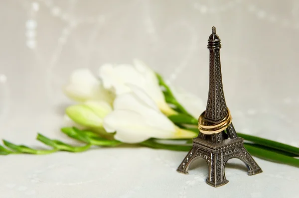 stock image Just married in Paris