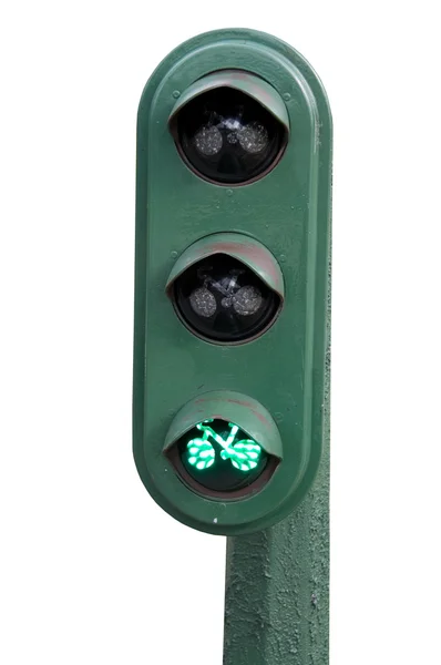 绿色交通灯 — 图库照片