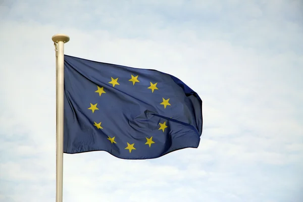 De vlag van de Europese Unie — Stockfoto
