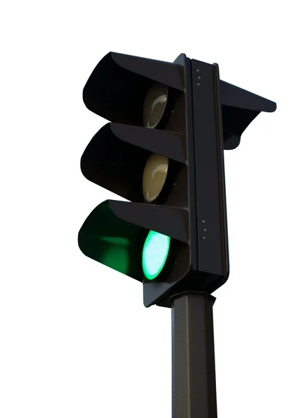 Zöld jelzőlámpa — Stock Fotó