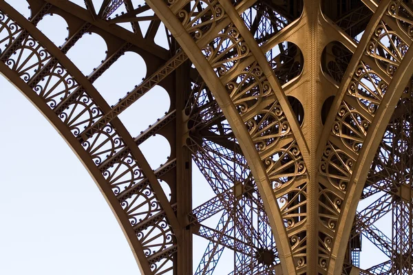 Fragment of the Eiffel Tower — Stock Photo, Image